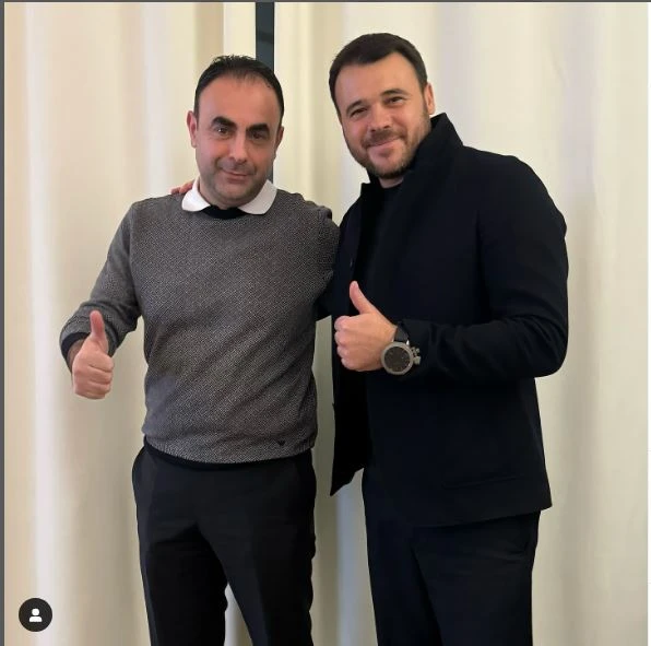 Emin Ağalarov 27 il əvvəl yanacaqdoldurma məntəqəsində çalışdığı dostu ilə - FOTO