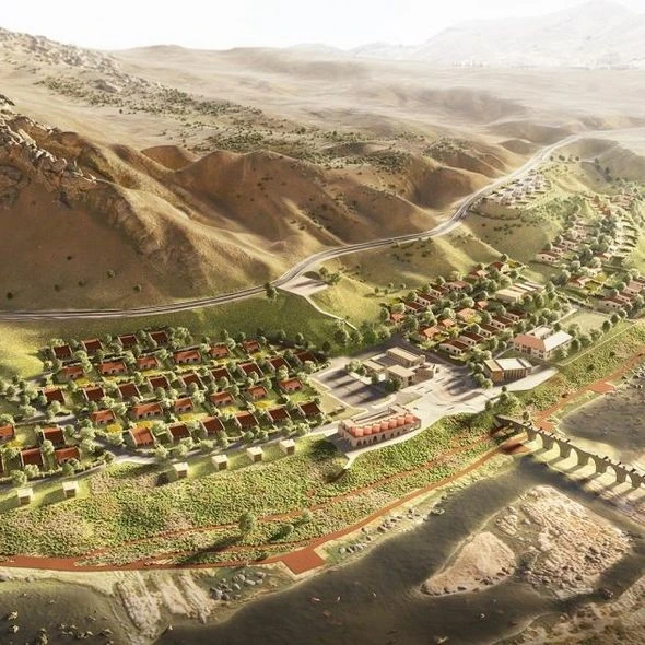 Cəbrayılın Xudafərin qəsəbəsinin gələcək görüntüsü - FOTO