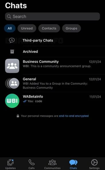WhatsApp будет поддерживать чаты с пользователями других приложений - ФОТО