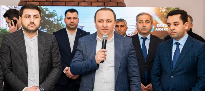 Kristal Abşeron Gəncədə satış ofisi açdı - FOTO