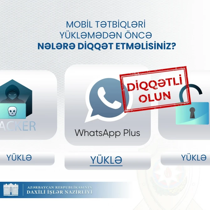 DİN-dən əhaliyə  XƏBƏRDARLIQ - Diqqətli olun! - FOTO