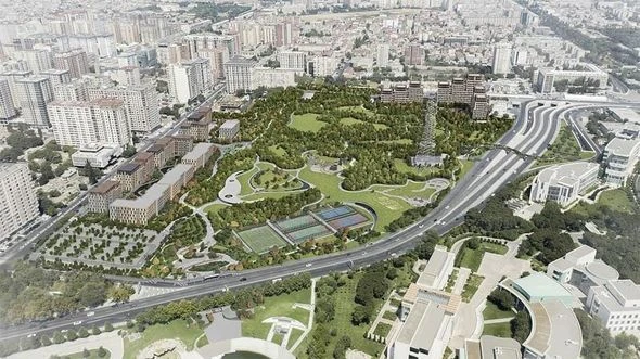Bakıda yeni park salınır: Yeraltı keçidin tikintisinə başlanıldı - FOTO/VİDEO