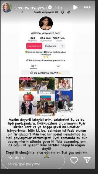 Sevda Yahyayevaya qarşı dələduzluq edildi - FOTO