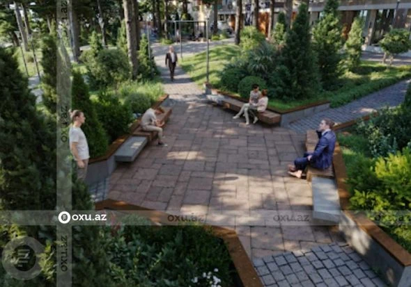 Bakıda yaşıllıq ərazinin məhv edilməsi ilə bağlı yayılan iddialara CAVAB - YENİLƏNİB + FOTO