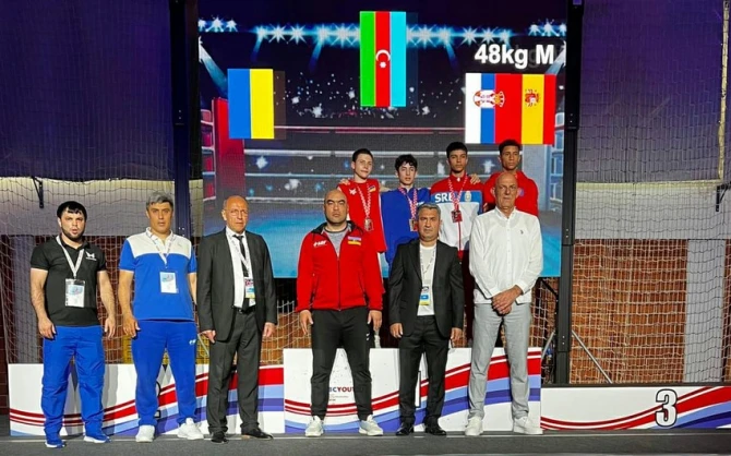 Azərbaycan boksçusu Avropa çempionu olub - FOTO