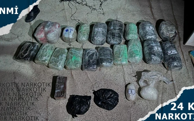 Polisdən ƏMƏLİYYAT: Narkoanbar kimi istifadə olunan ev aşkarlandı - FOTO