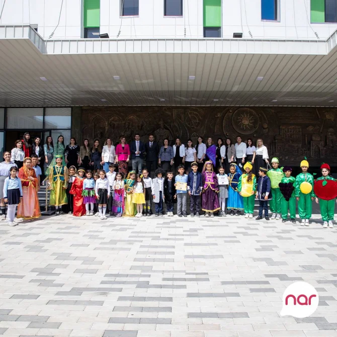 “Nar” Füzulidə yerləşən məktəbə yeni kitablar hədiyyə etdi - FOTO
