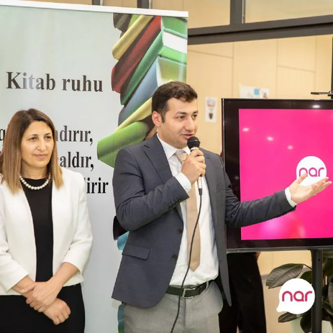 “Nar” Füzulidə yerləşən məktəbə yeni kitablar hədiyyə etdi - FOTO