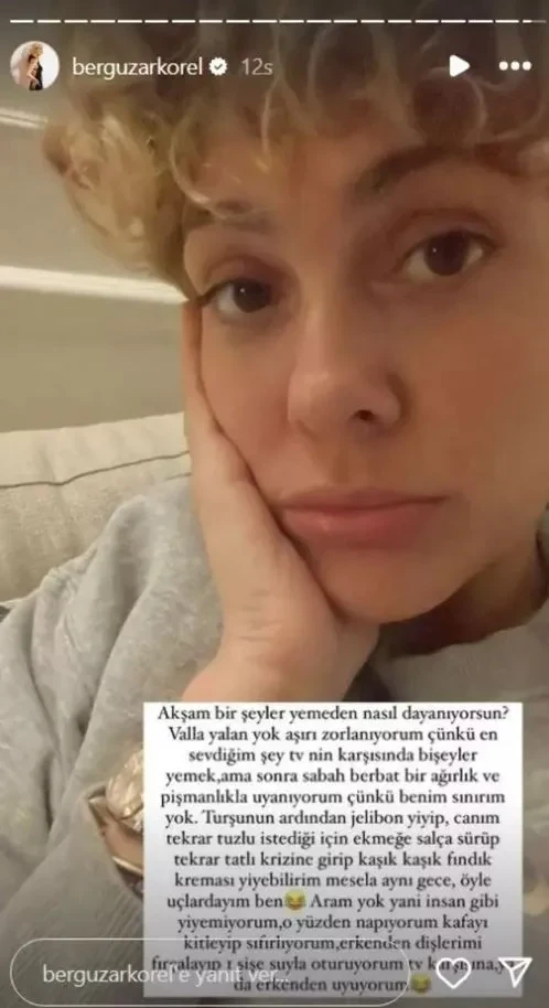 8 aya 20 kilo arıqladı... - Bergüzar Korel sirrini bölüşdü - FOTO