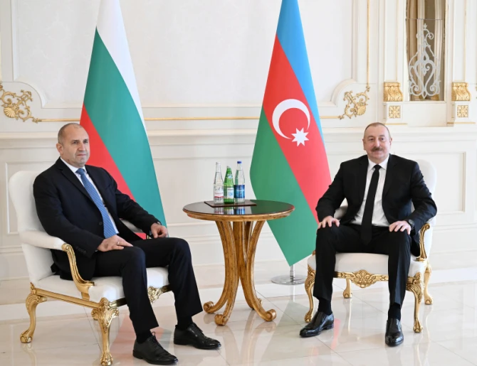 Состоялась встреча президентов Азербайджана и Болгарии один на один - ОБНОВЛЕНО - ФОТО
