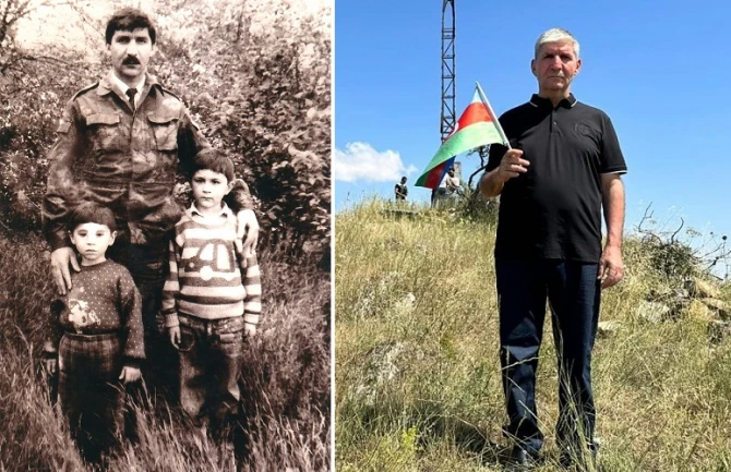 Özü II Dünya müharibəsində, oğlu II Qarabağ savaşında döyüşdü, nəvəsi şəhid oldu - 100 yaşlı VETERAN - FOTO