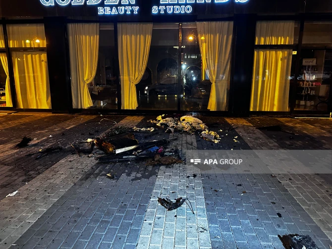 Bakıda çoxmərtəbəli binada yanğın olub, sakinlər təxliyə edilib - FOTO