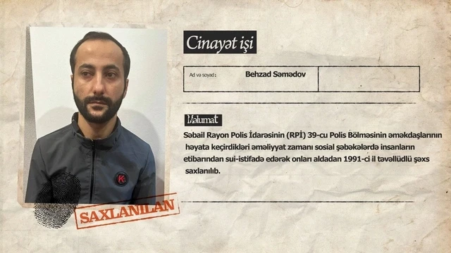 Bakıda qeyri-adi üsulla dələduzluq edən şəxs ƏLƏ KEÇDİ - FOTO/VİDEO