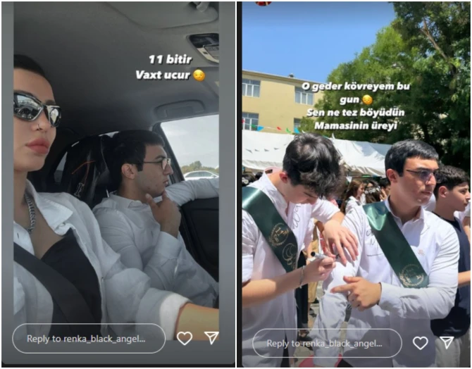 Məşhurların övladları MƏZUN OLDU - FOTO