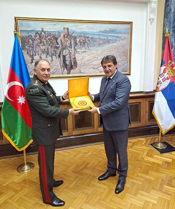 Baş Qərargah rəisinin Serbiyaya rəsmi səfəri başlayıb - FOTO