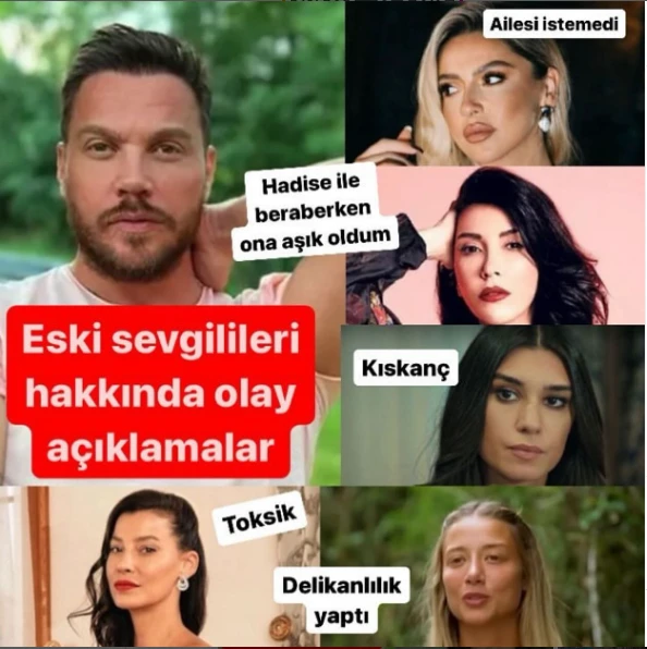 Sinan Akçıl 5 sevgilisindən bu səbəblərə görə ayrılıb - FOTO - SİYAHI