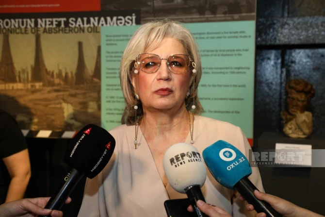 Heykəltaraş Münəvvər Rzayevanın 95 illik yubileyi münasibətilə tədbir-sərgi keçirilib - FOTO
