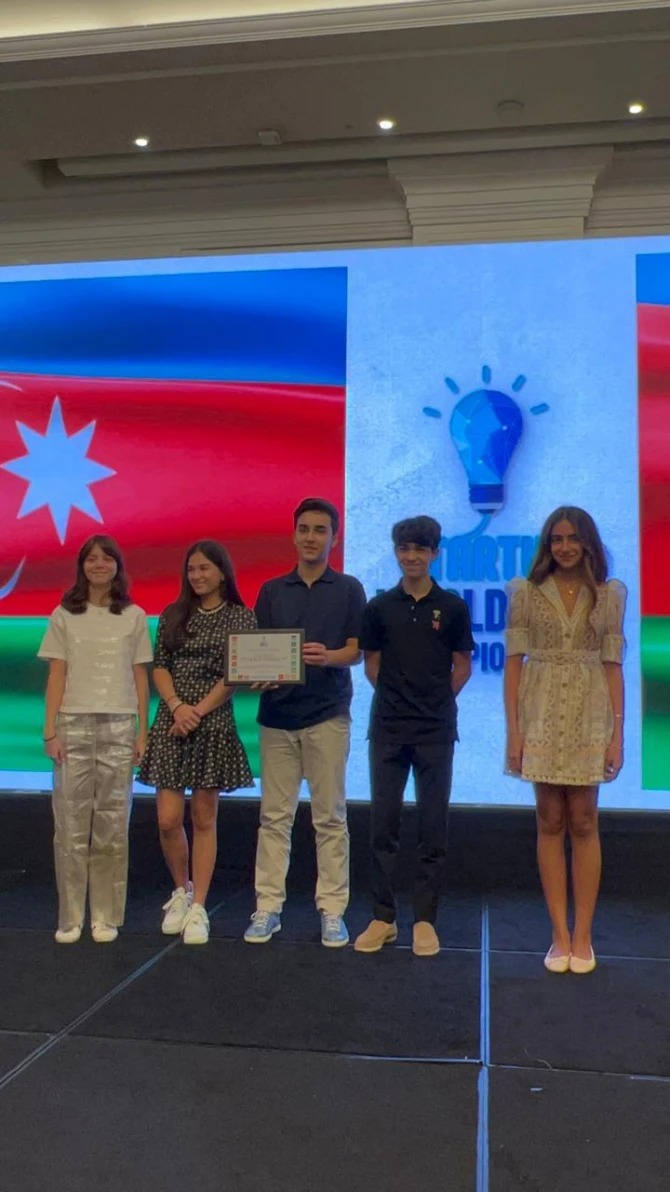 Студенты Miniboss Business School Baku победили в чемпионате мира по стартапам - ФОТО