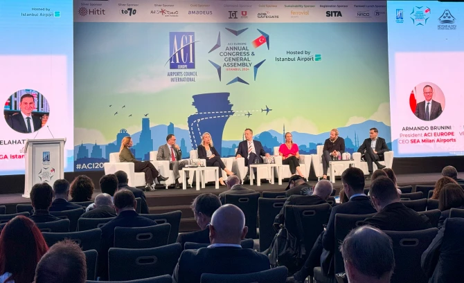 Heydər Əliyev Beynəlxalq Aeroportu ACI EUROPE 2024 İllik Konqresi və Baş Assambleyasında iştirak edir - FOTO
