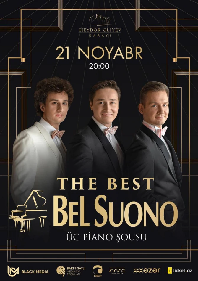 Bakıda Bel Suono üç piano möhtəşəm şousu olacaq - FOTO
