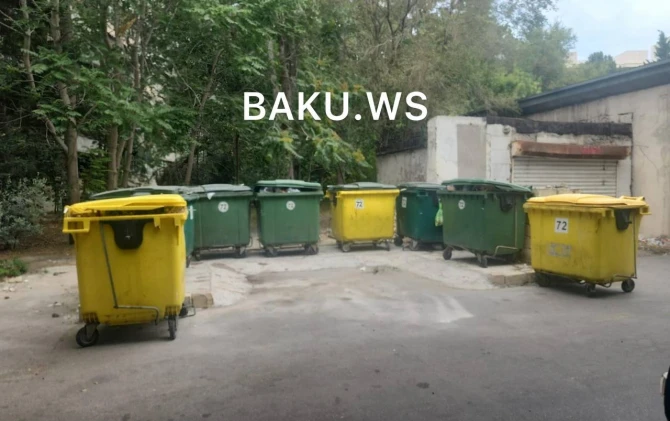 Bakıda zibilliyə dönən küçə təmizləndi - ƏVVƏL/SONRA