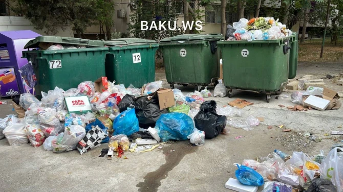 Bakıda zibilliyə dönən küçə təmizləndi - ƏVVƏL/SONRA