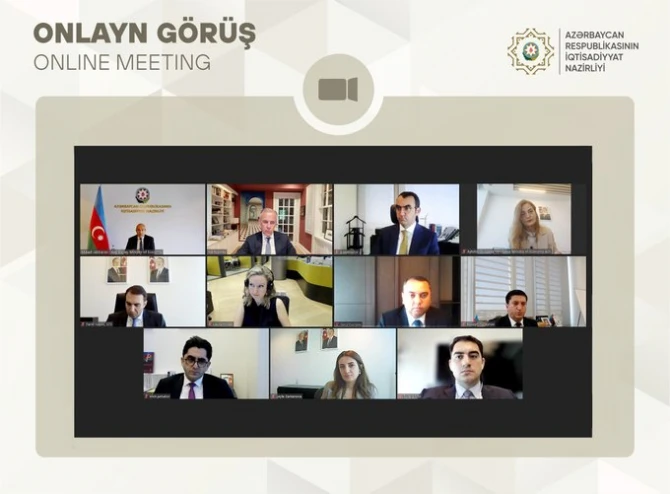 Mikayıl Cabbarov Mark Karni ilə müzakirələr apardı - FOTO