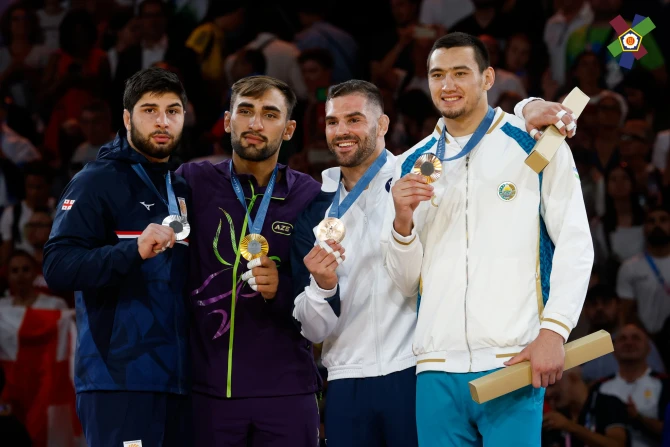 Azərbaycan yığması Paris-2024-də ikinci oldu - FOTO