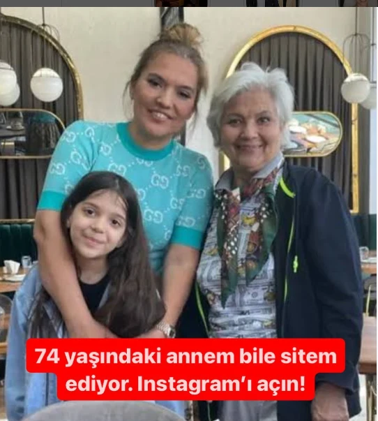 Demet Akalının 74 yaşlı anası da İnstaqramın bağlanmağına narazıdır - FOTO