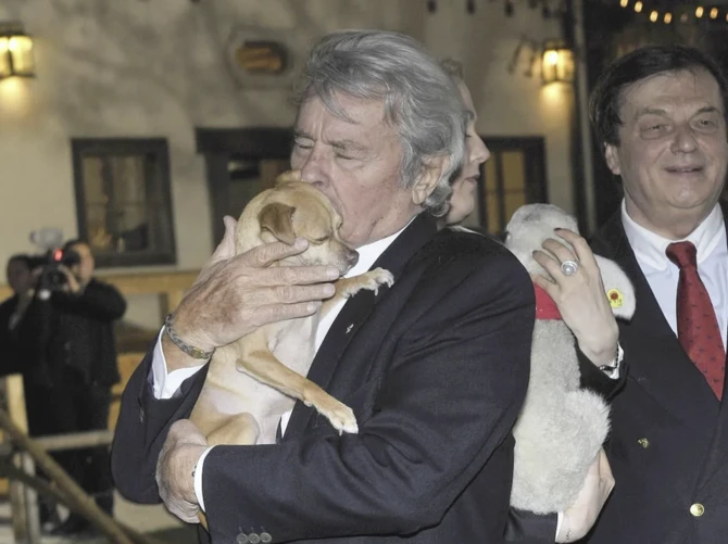 Alen Delon itləri ilə dəfn olunacaq Alen Delon itləri ilə dəfn olunacaq