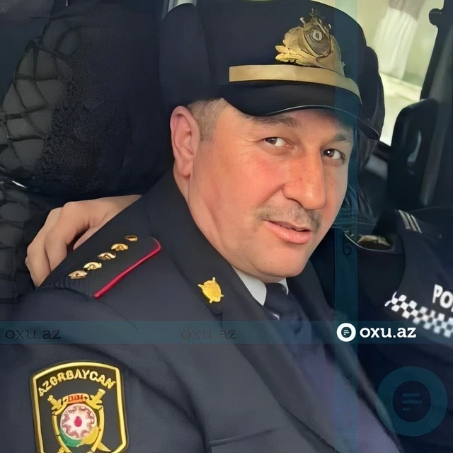 Xidməti vəzifələrini icra edərkən qəfil ölən polis kapitanı Zahid Mahmudovun FOTOSU