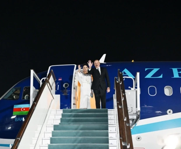 Prezident İlham Əliyevin Özbəkistana dövlət səfəri başa çatıb - FOTO