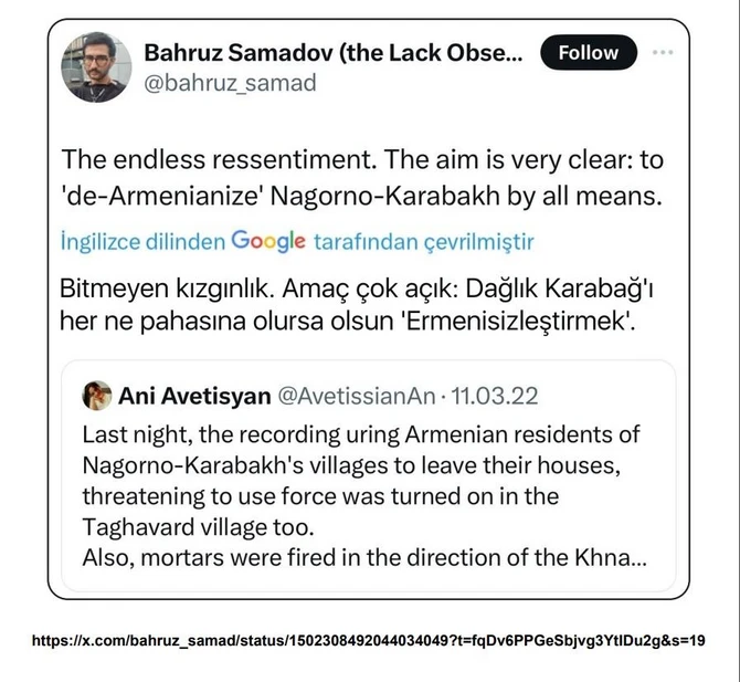 Milli, etnik və dini düşmənçiliyin salınmasına hesablanmış anti-Azərbaycan şəbəkə