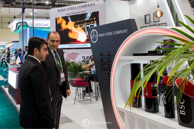 Baku Steel Company Caspian Oil & Gas 2026 sərgisində