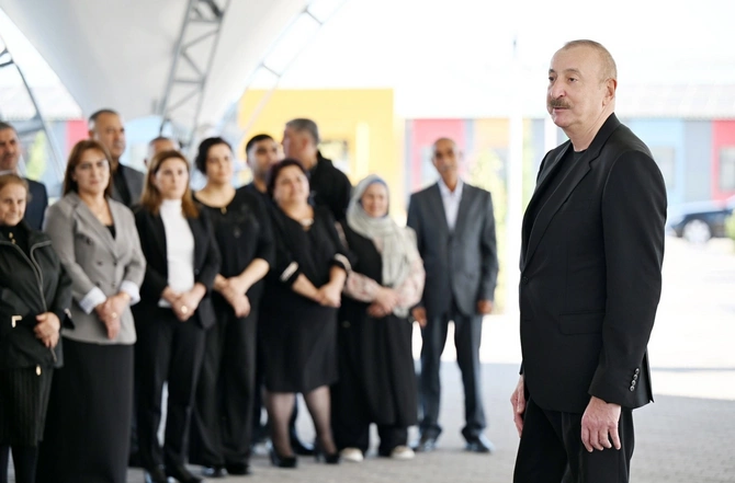 Zəngilanın Məmmədbəyli və Ağalı kəndlərinin sakinlərinə mənzillərin açarları təqdim edilib Zəngilanın Məmmədbəyli və Ağalı kəndlərinin sakinlərinə mənzillərin açarları təqdim edilib