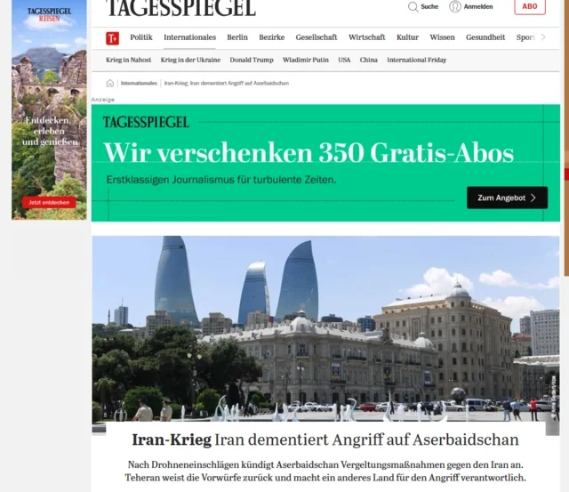 İlham Əliyevin İranın Azərbaycana dron hücumuna dair mövqeyi dünya mediasının diqqət mərkəzindədir