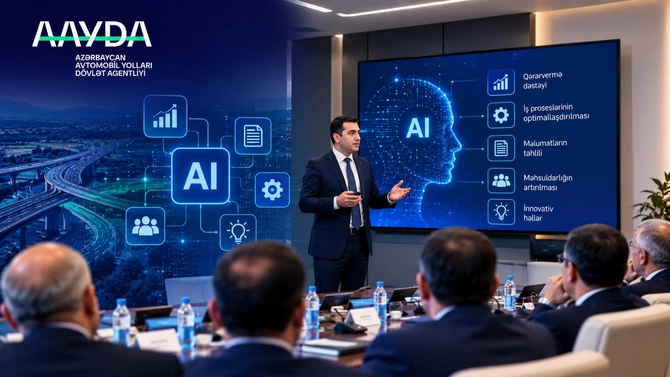 AAYDA-da süni intellekt idarəetmə və iş proseslərinə tətbiq edilir
