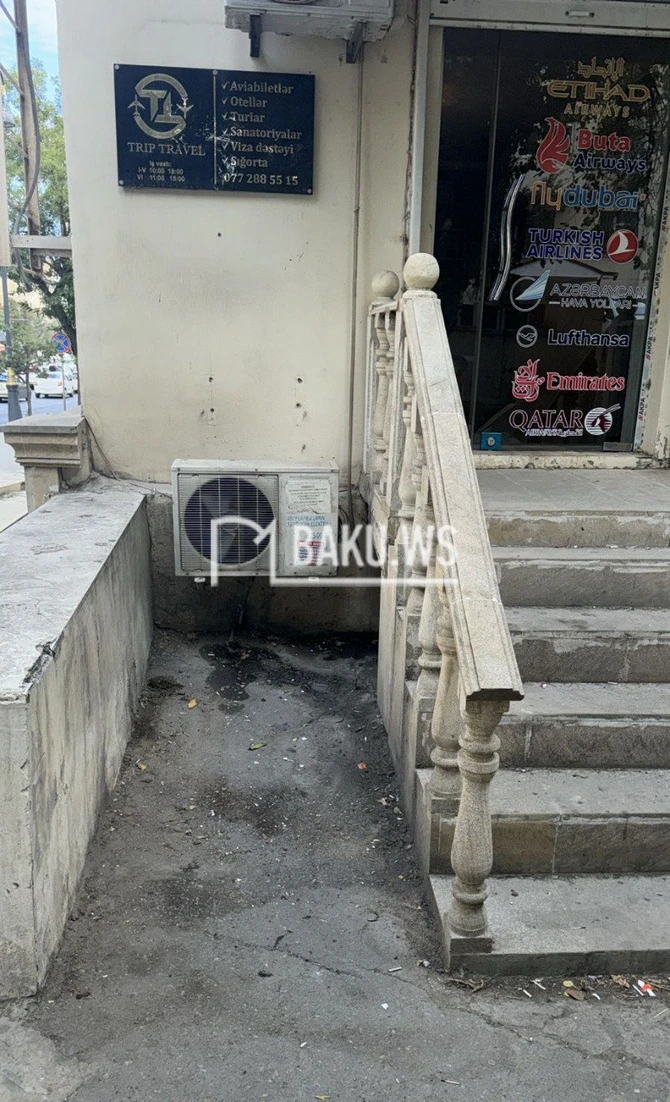 Bakının mərkəzindəki biabırçı mənzərə aradan qaldırıldı