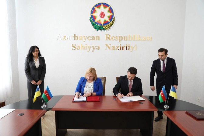 Ukrayna və Azərbaycan səhiyyə nazirləri saziş imzalayıb, əməkdaşlıq genişləndirilir Ukrayna və Azərbaycan səhiyyə nazirləri saziş imzalayıb, əməkdaşlıq genişləndirilir