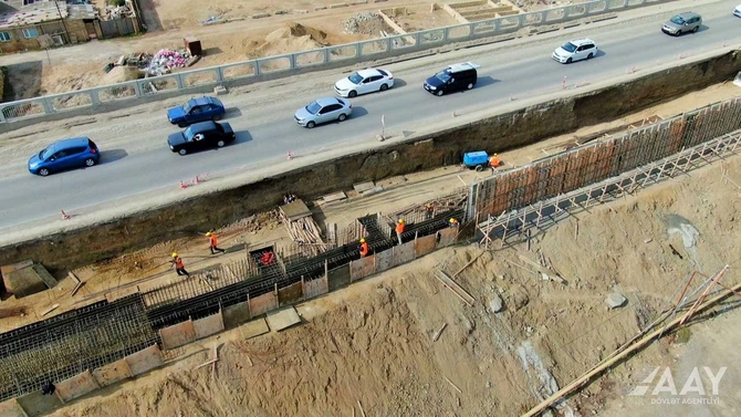 Sumqayıt şəhərini Saray körpüsü ilə birləşdirən yolla bağlı son vəziyyət Sumqayıt şəhərini Saray körpüsü ilə birləşdirən yolla bağlı son vəziyyət