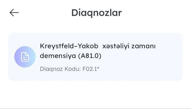 TƏBİB sistemdə vətəndaşa qoyulan yanlış diaqnoz məsələsinə AYDINLIQ GƏTİRDİ