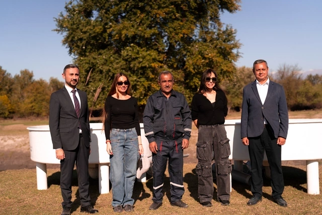 Leyla Əliyeva və Arzu Əliyeva Qaxda Axar-Baxar Milli Parkının açılış mərasimində iştirak ediblər Leyla Əliyeva və Arzu Əliyeva Qaxda Axar-Baxar Milli Parkının açılış mərasimində iştirak ediblər