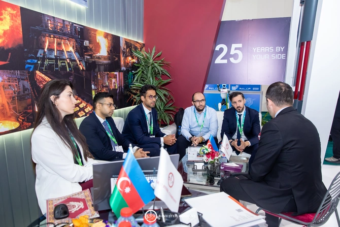 Baku Steel Company Caspian Oil & Gas 2026 sərgisində