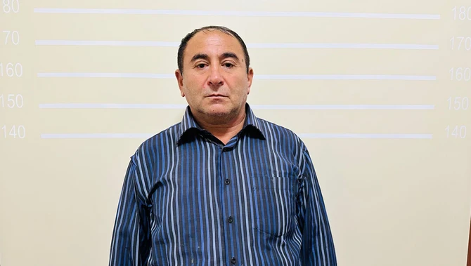 Balakən sakinindən tapança götürülüb - FOTO