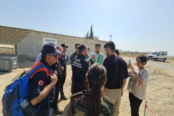 AFAD nümayəndələrinin iştirakı ilə FHN-in Beynəlxalq Axtarış-xilasetmə Dəstəsinin təlimi keçirilib