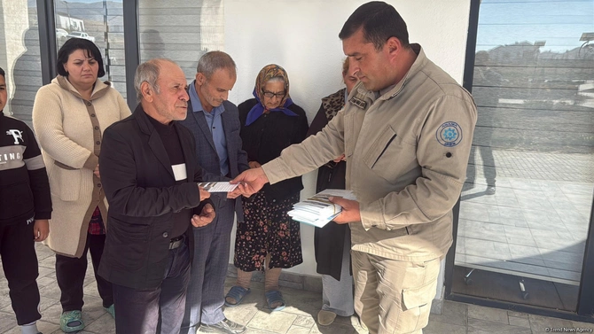 Növbəti köç karvanı Ağdam rayonunun Xıdırlı kəndinə çatıb Növbəti köç karvanı Ağdam rayonunun Xıdırlı kəndinə çatıb