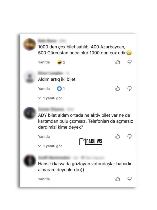 Bakıdan Tbilisiyə təyyarə ilə 1 saata 228 AZN, qatarla 9 saata 231 AZN - ŞİKAYƏT
