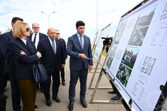 Belarus Baş nazirinin müavini Ağdam şəhərinə gəlib Belarus Baş nazirinin müavini Ağdam şəhərinə gəlib