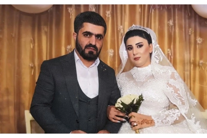 Başı kəsilərək qətlə yetirilən Şəhanənin toyundan foto