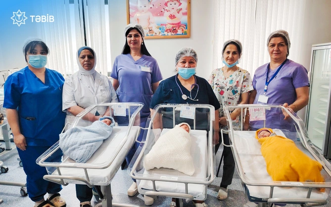 Lənkəranda çoxuşaqlı ana üçəm uşaq dünyaya gətirdi